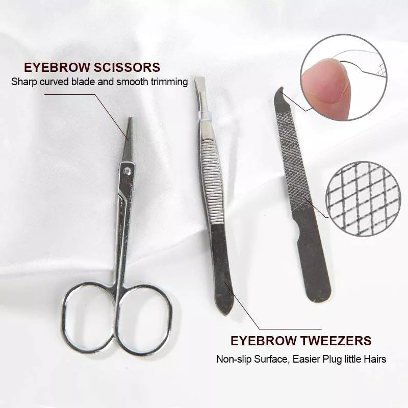 6pcs manicure & ခြေသည်းအဖုံးကိရိယာများသံမဏိလက်သည်းကိရိယာများ