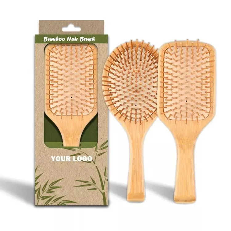 Bamboo Paddle Brush