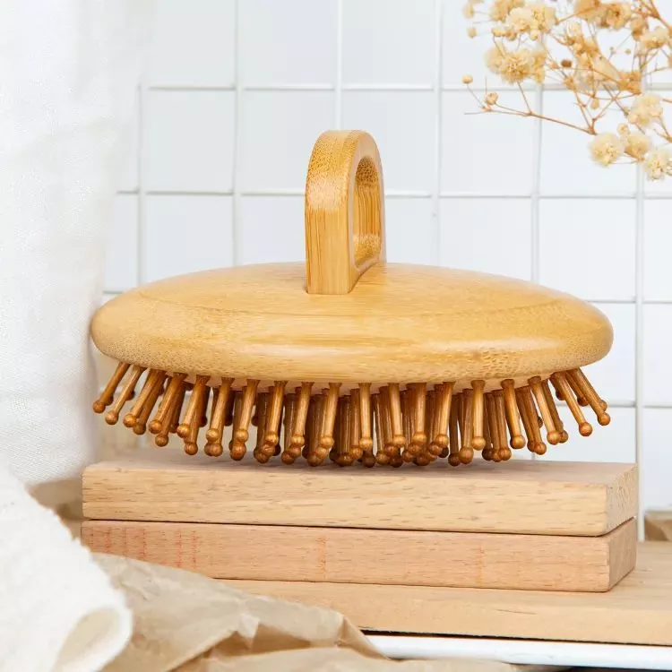 Mini Bamboo Hair Brush