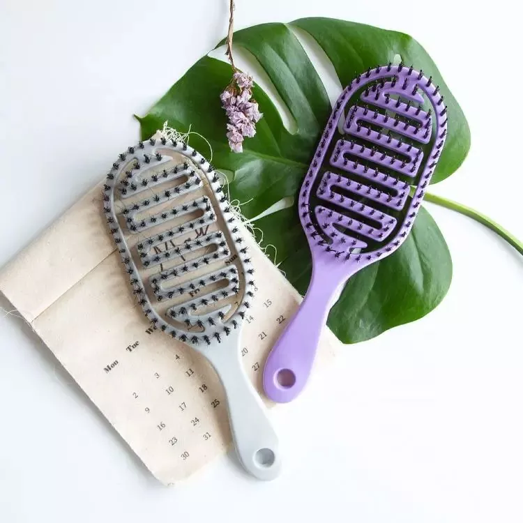 Plastic Boar Bristle Brush